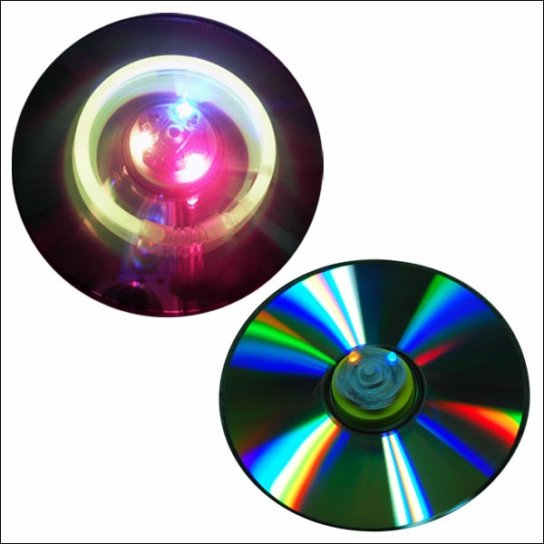 뉴 3색 LED CD 팽이 만들기 일반형 5인용