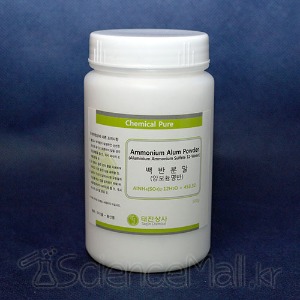 백반분말 Ammonium Alum Powder AINH4(SO4)2 12H2O