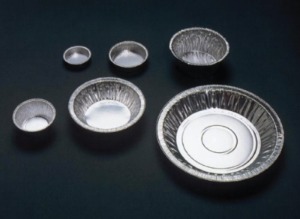Disposable Aluminum Weighing Dishes 일회용 알루미늄 웨잉디쉬 EG D75 100